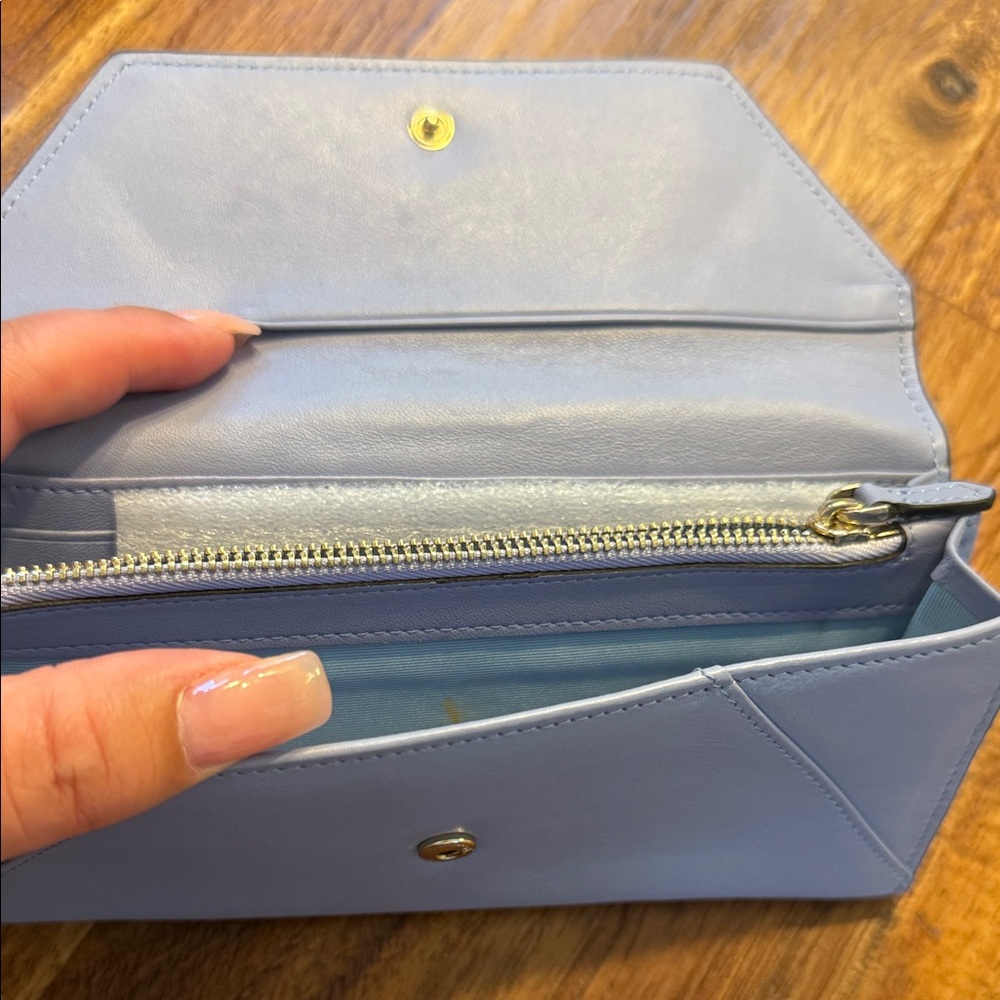 Elegant Sky Blue Women's Wallet